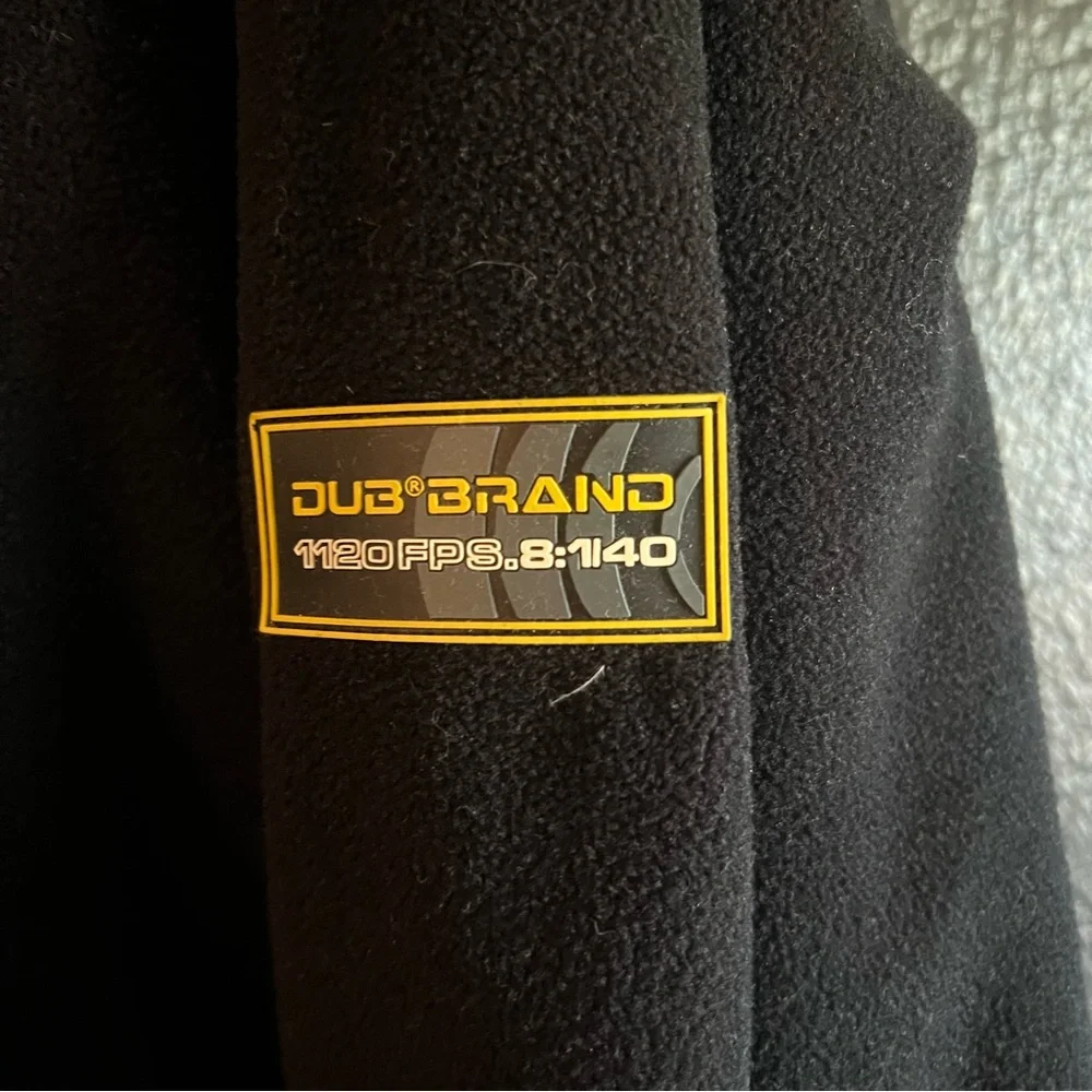 DUB Brand Hoodie Mens 2XL Black Fleece Performance Wear - Picture 3 of 7